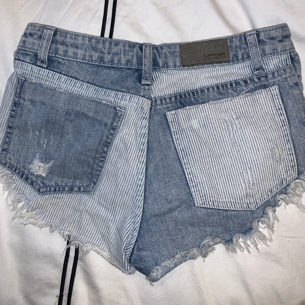 Carmar pinstripe shorts